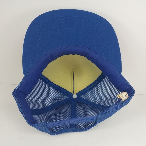 Vintage Foam Napa Auto Parts Mesh Back Trucker Snapback Hat Blue Cap - Picture 6 of 7